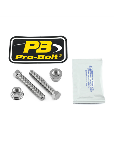 Stainless Steel Axle Adjuster Nut  & Bolt Set PRO BOLT SSAXLEADJ845SET