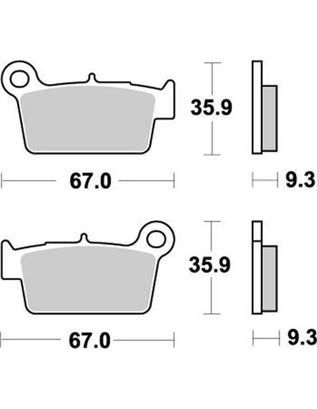 Pastillas de freno Nitro MOTO-MASTER 094521