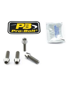 Tornillo anclaje/Clip-On manillar en titanio PRO BOLT TICLIPBAR150