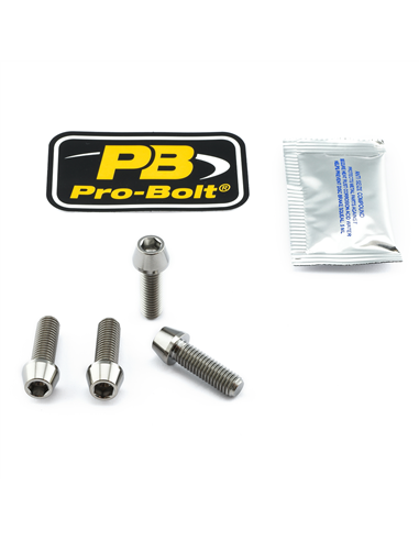 Tornillo anclaje/Clip-On manillar en titanio PRO BOLT TICLIPBAR150