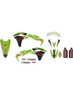Kit de gráficos Replica Team Kawasaki H&F 2022 BLACKBIRD RACING 2424R14