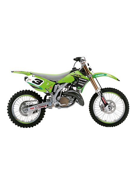 Kit de gráficos Team Kawasaki 2021 BLACKBIRD RACING 2408R13