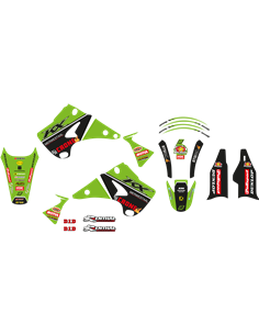 Kit de gráficos Replica Team Kawasaki H&F 2022 BLACKBIRD RACING 2408R14