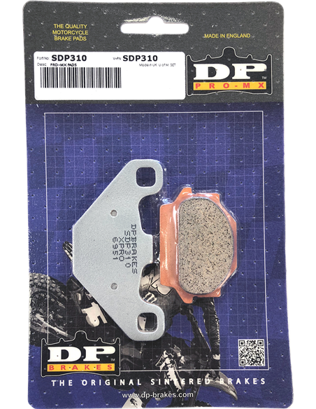Pastillas de freno sinterizadas SDP Pro-MX DP BRAKES SDP310