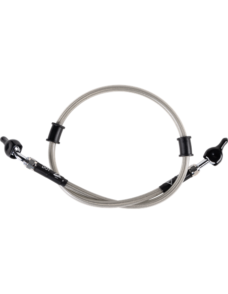 Stainless Steel Braided Brake Line MOOSE RACING K01-1-043/P-CL