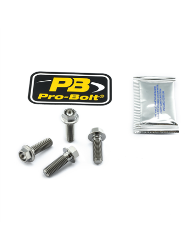 Cargol ancoratge/Clip-On manillar en titani PRO BOLT TICLIPBAR250