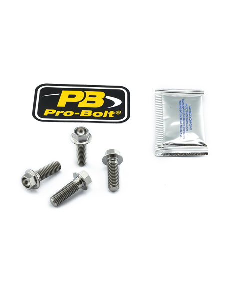 Cargol ancoratge/Clip-On manillar en titani PRO BOLT TICLIPBAR250