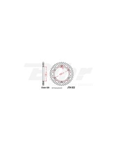 Cremalheira de alumínio JT 822 com 49 dentes