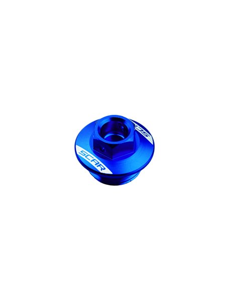 Blue SCAR oil plug Husqvarna Sherco