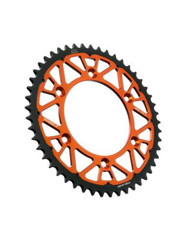 Roda dentada híbrida Twinstar JT de aço/alumínio SPROCKETS JTX897.49ORG