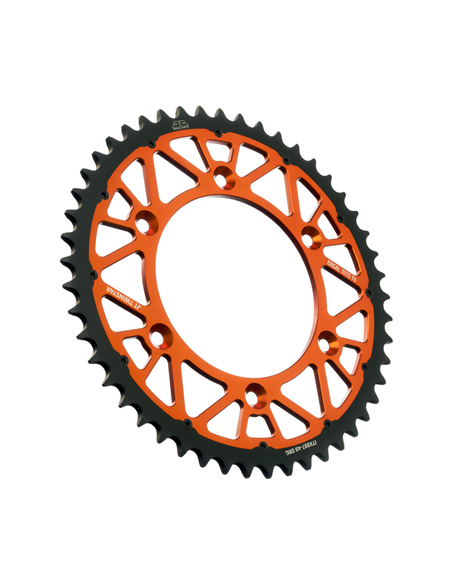 Roda dentada híbrida Twinstar JT de aço/alumínio SPROCKETS JTX897.49ORG