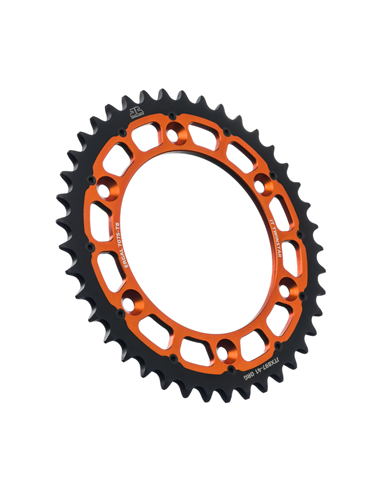 Twinstar JT SPROCKETS JTX897.41ORG pignon hybride acier/aluminium