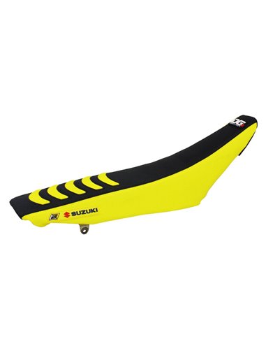 Housse de selle Blackbird Double grip 3 Suzuki noir / jaune 1328H