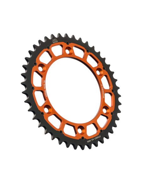 Twinstar JT hybrid steel/aluminum sprocket SPROCKETS JTX897.42ORG