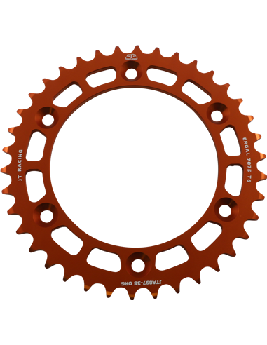 Corona de transmissió JT SPROCKETS RL 38 dents HUS/KTM taronja JTA897.38ORG