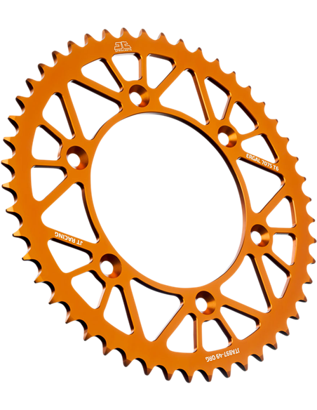 Corona de transmissió JT SPROCKETS RL 49 dents HUS/KTM taronja JTA897.49ORG
