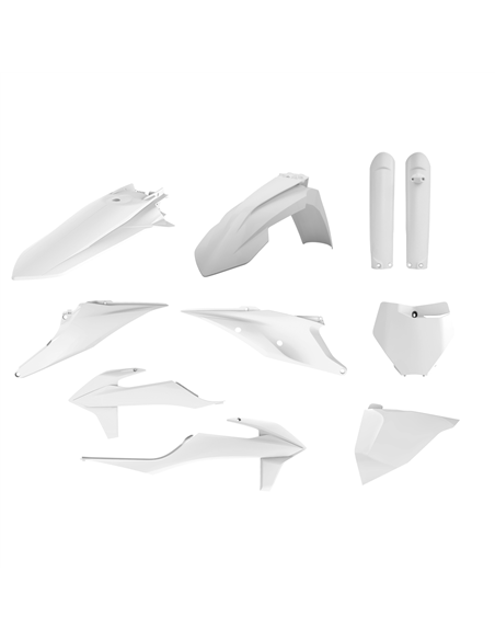 Plastics Kit SX / SXF 19-21 WH Polisport 91013