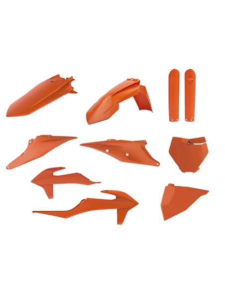 KTM SX / XC / XC-F - Kit de Plàstica MX Taronja - Model 2019-21 Polisport 91072