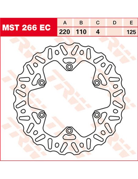Discos de freno EC TRW MST266EC
