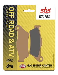 Pastillas de freno RSI Offroad Racing sinterizadas SBS 671RSI