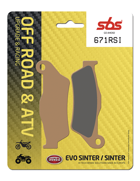 Pastilles de fre RSI Offroad Racing sinteritzades SBS 671RSI