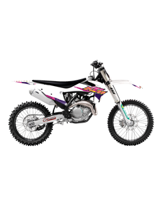 Kit gráficos Retro con funda de asiento BLACKBIRD RACING 8547AA