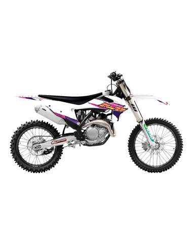 Kit gráficos Retro con funda de asiento BLACKBIRD RACING 8547AA