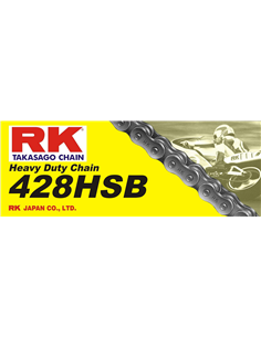 Cadena 428 H Heavy-Duty RK 428HSB-124-CL