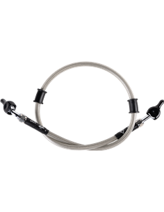 Stainless Steel Braided Brake Line MOOSE RACING K01-2-011/P-CL