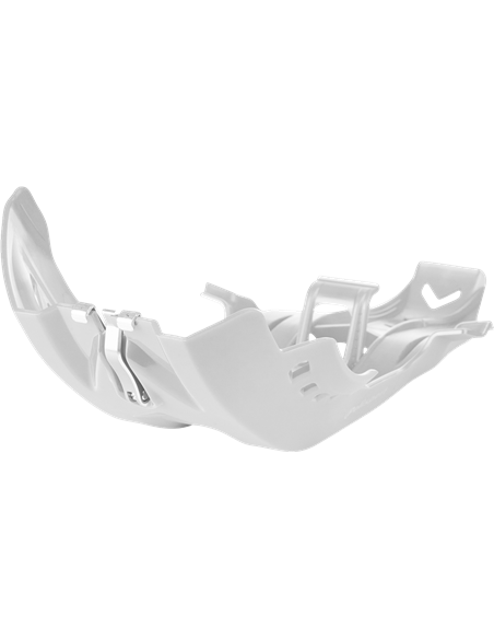 KTM 250 SX-F,350 SX-F - Sabot de Protection avec Protecteur Bielette Fortress Blanc - Modèles 2016-18 Polisport 8469100003