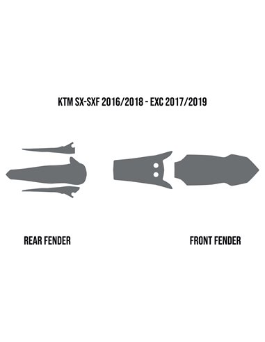 Ktm Twin_Air espuma de lama de fender 177767400