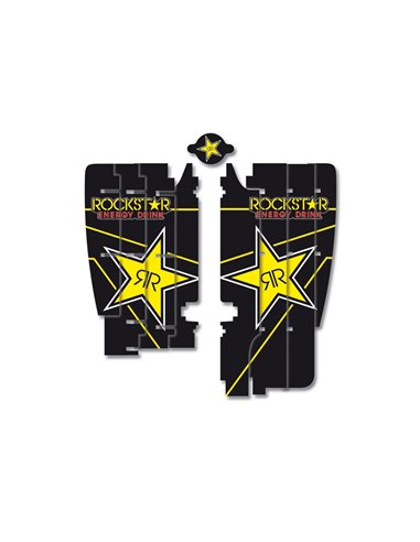 Adesivos da grade do radiador Melro Rockstar Energy Suzuki A301L