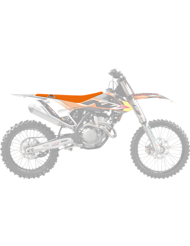 Funda de asiento Replica Team BLACKBIRD RACING 1524R21