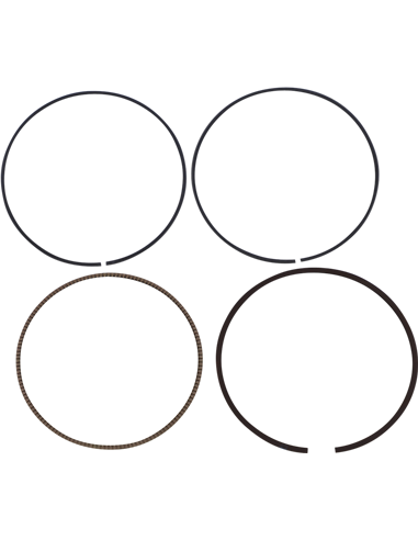 WOSSNER TPR88.00 replacement piston ring set