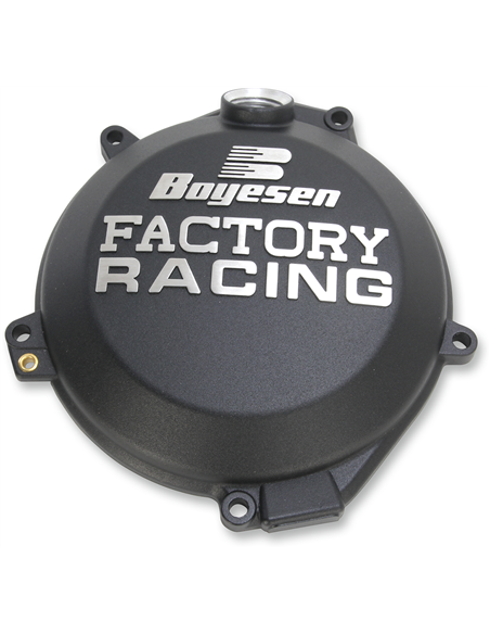 Tampa de embreagem Boyesen Factory Racing preto CC-44CB