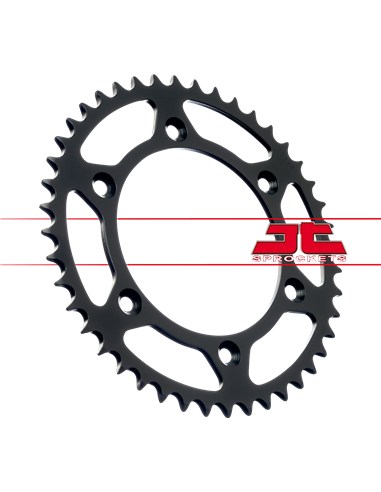 Couronne JTR897.44 44 dents 520 PITCH NATURAL C49 HIGH CARBON STEEL