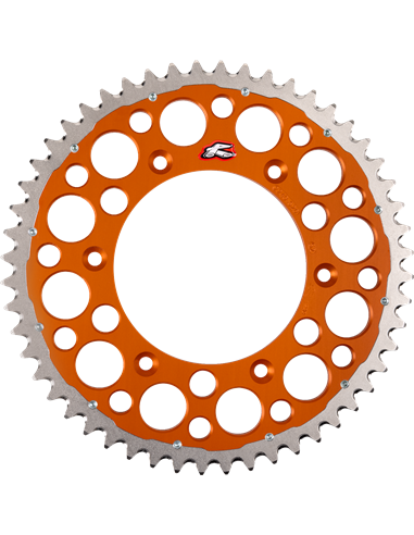 Corona trasera Twinring™ RENTHAL 2240-520-52GPOR