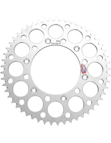 Rear sprocket Renthal R 520 53 teeth Si Ul Sc 224U-520-53GPSI
