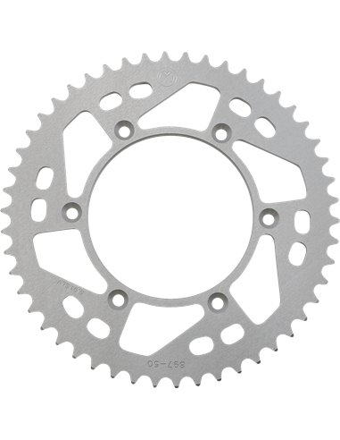 Aluminum rear sprocket Ktm 50T Silv Moose Racing Hp 1211-897-50-11