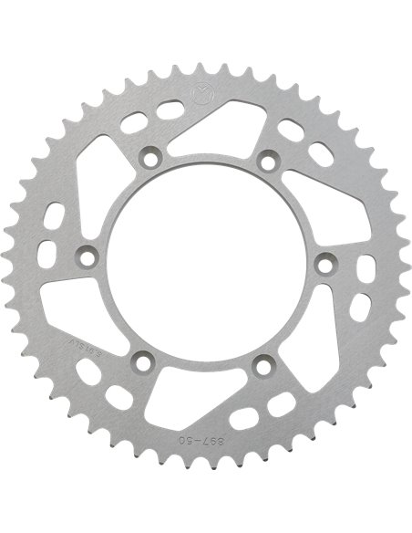 Aluminum rear sprocket Ktm 50T Silv Moose Racing Hp 1211-897-50-11