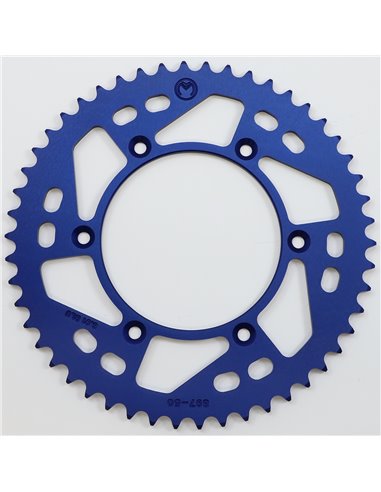 Aluminum rear sprocket Ktm 50T Blue Moose Racing Hp 1211-897-50-12