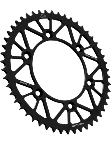 Corona en aluminio RaceLite JT SPROCKETS JTA897.50BLK