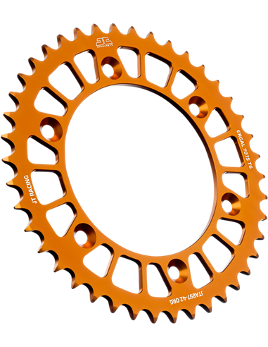 Corona en aluminio RaceLite JT SPROCKETS JTA897.42ORG