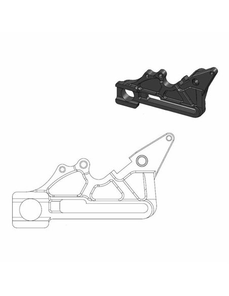 Soporte reubicador para pinza de freno OEM MOTO-MASTER 211085