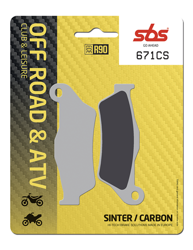 Pastilles de fre CS Carbon SBS 671CS