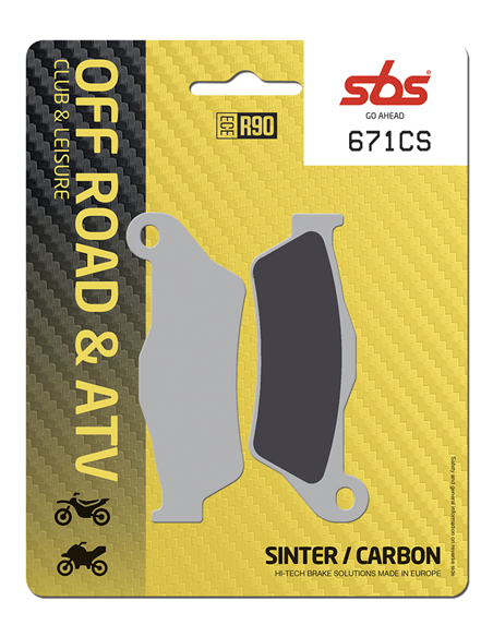 Pastilles de fre CS Carbon SBS 671CS