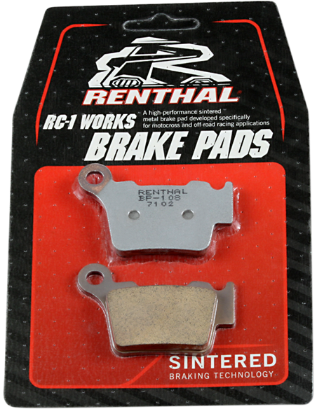 Pastilhas de freio sinterizadas Renthal Bp108 BP-108