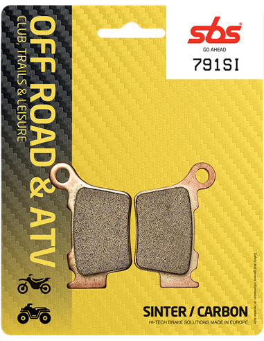 Pastillas de freno SI Offroad sinterizadas SBS 791SI
