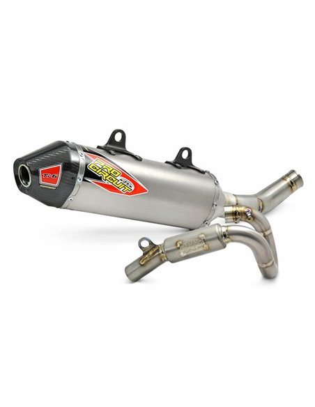 Système d'échappement T-6 Euro Inox avec bidons en titane et embout en carbone PRO CIRCUIT 0151635H