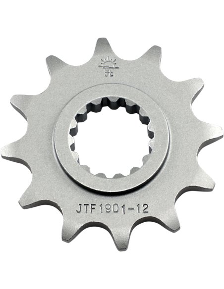 Front drive sprocket JTF1901.12 12 teeth 520 PITCH NATURAL STEEL
